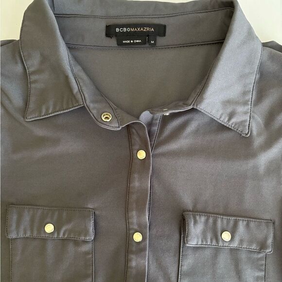 BCBGMaxAzria Gray Top Women's - Picture 3 of 7